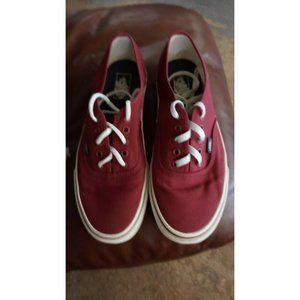 Vans Off the Wall Maroon Canvas Lowtops